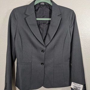 Edwards Signature grey womens blazer size 4R -N